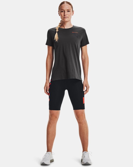 T-shirt à manches courtes UA Run Anywhere pour femme, Gray, pdpMainDesktop image number 3